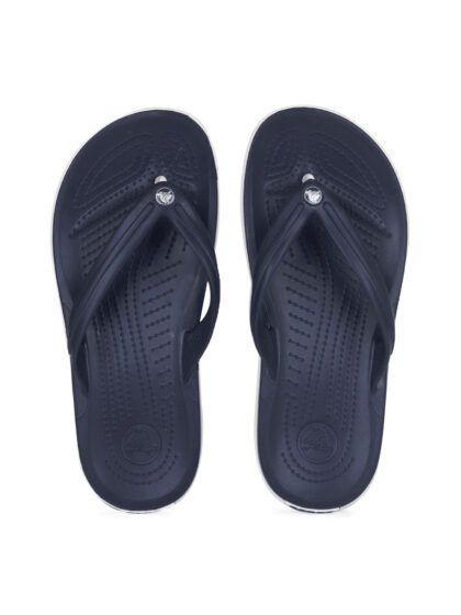 Unisex Navy Crocband Flip Flops